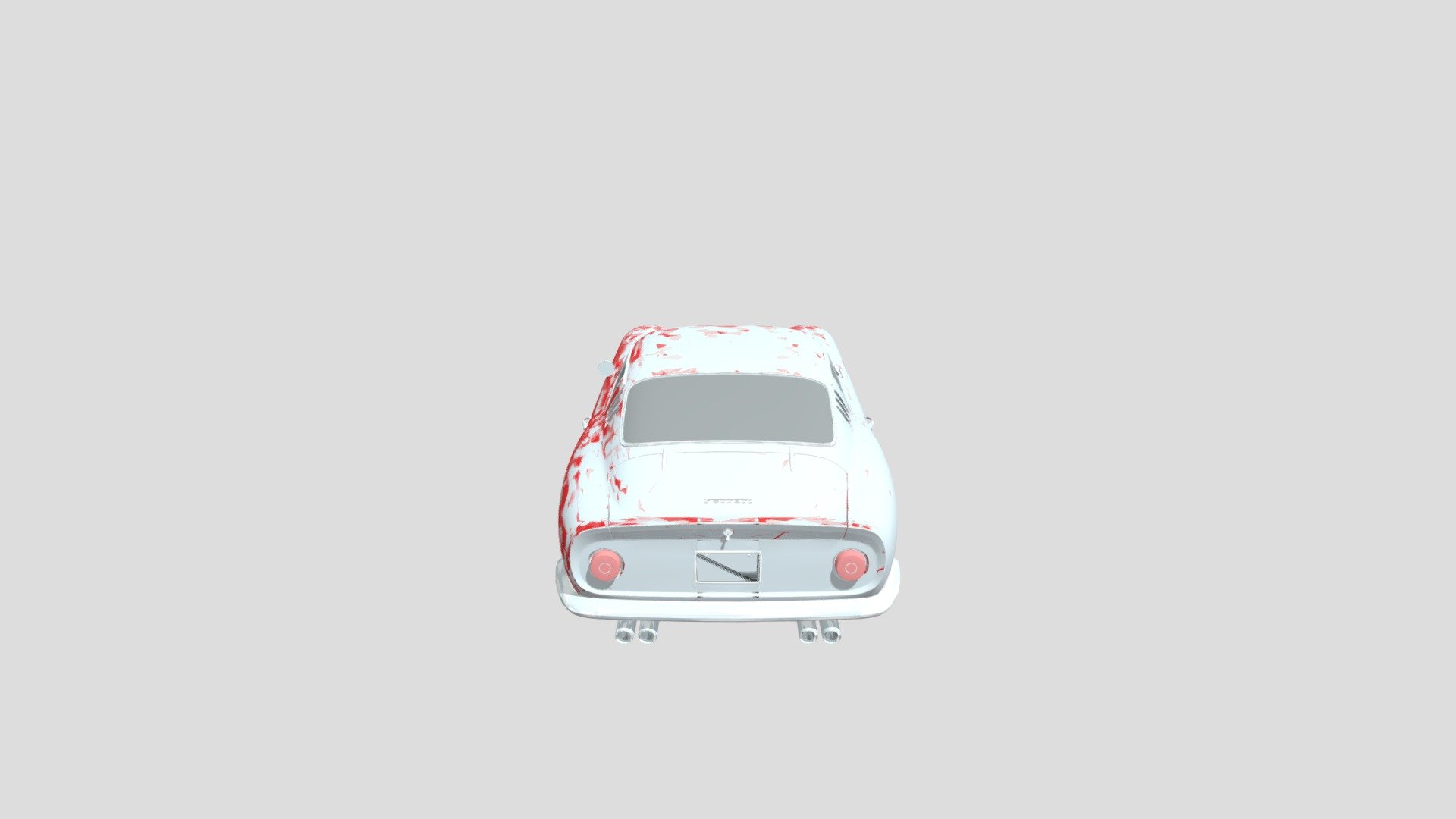 Ferrari 275 gbt low poly