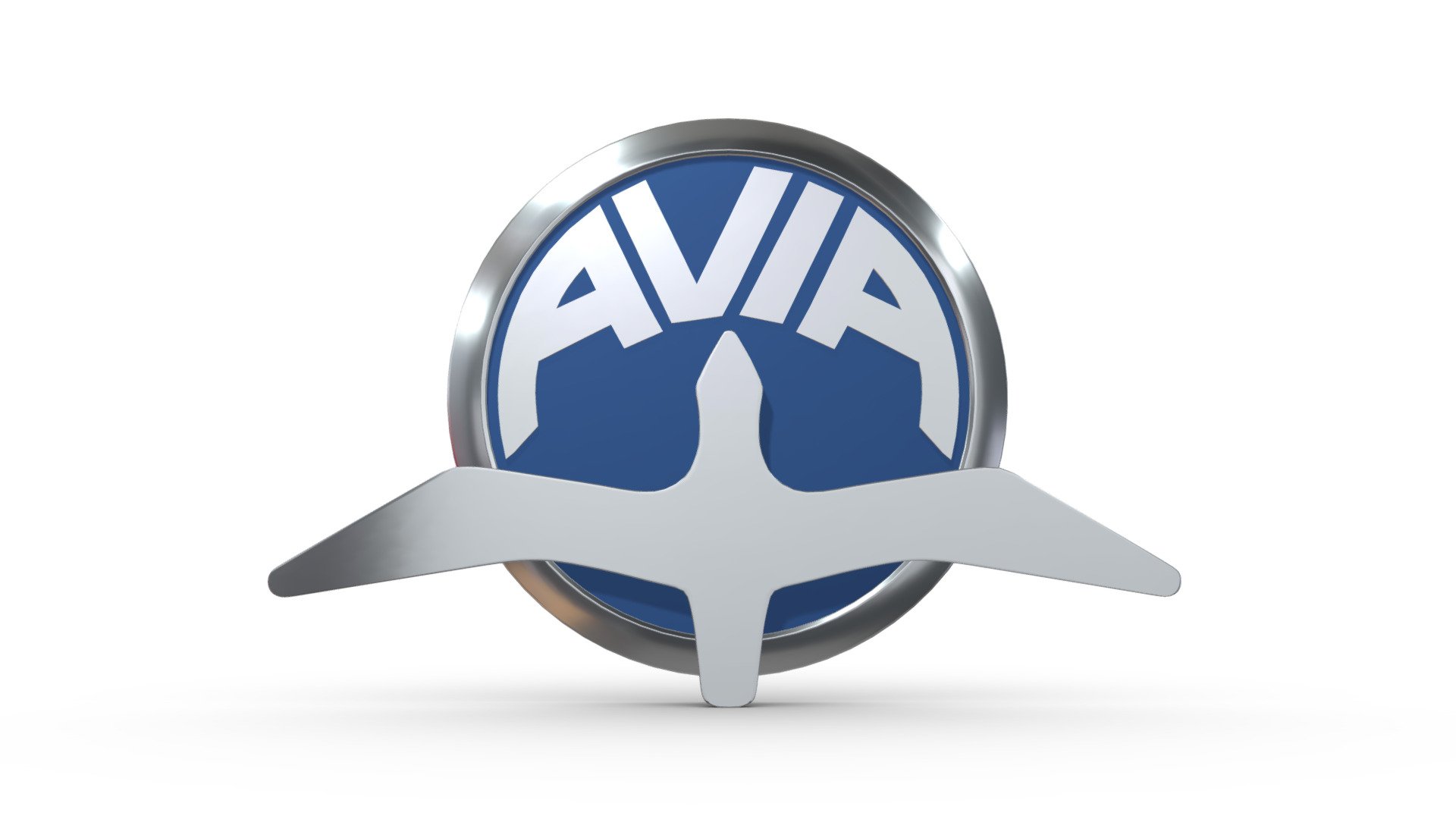 Avia Logo - 3D Model By PolyArt (@ivan2020) [e97dee1] - Sketchfab