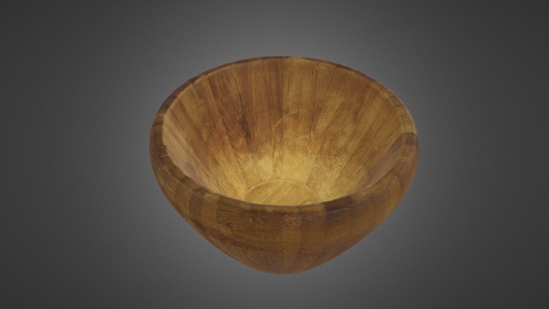 Small wooden bowl