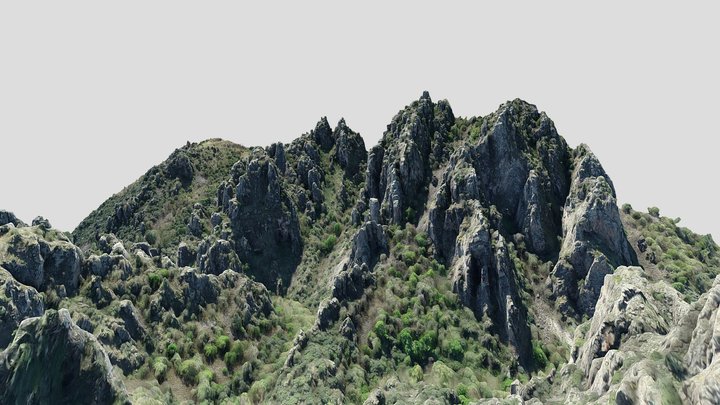 Sadağı Canyon. (rough terrain) 3D Model