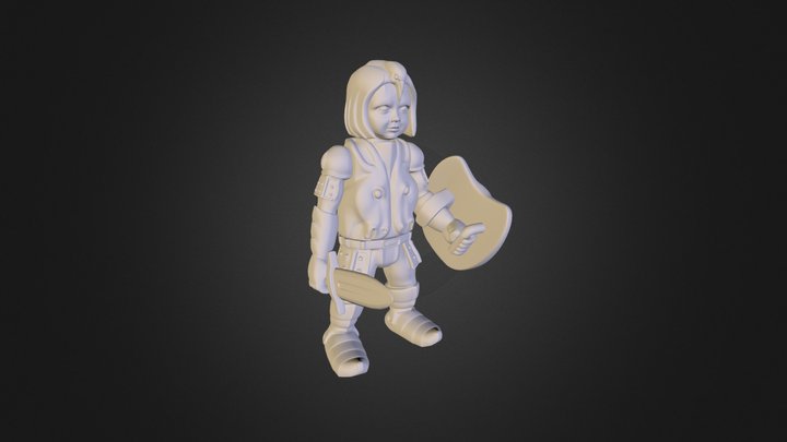 Knight Toy 3D Model