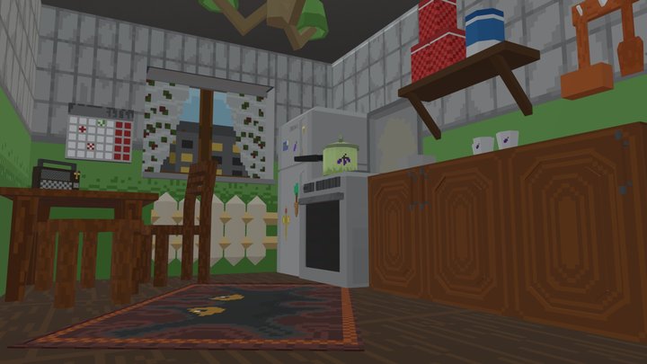 soviet kitchen 3D Model