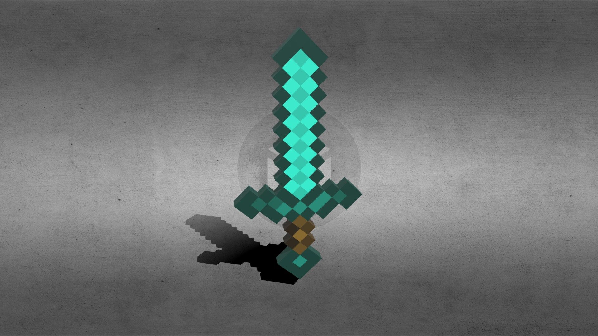 Diamond Minecraft Sword - Download Free 3D model by AliNagi [e97ecca