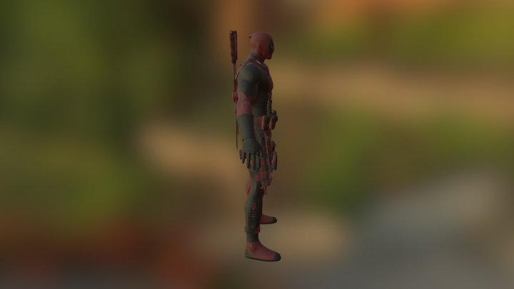Deadpool 3D Model