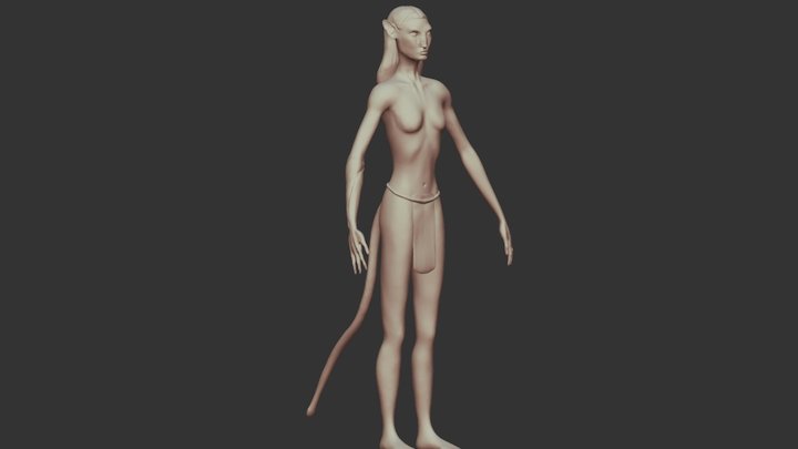 Escultura Neytiri 3D Model