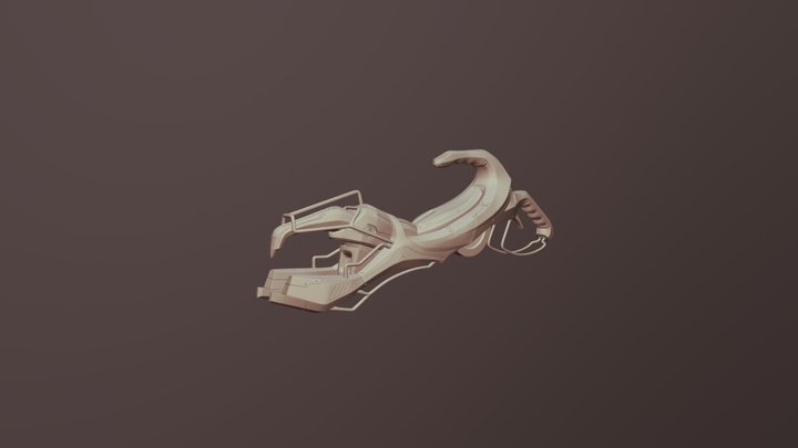 Plasma Rifle Upload 3D Model