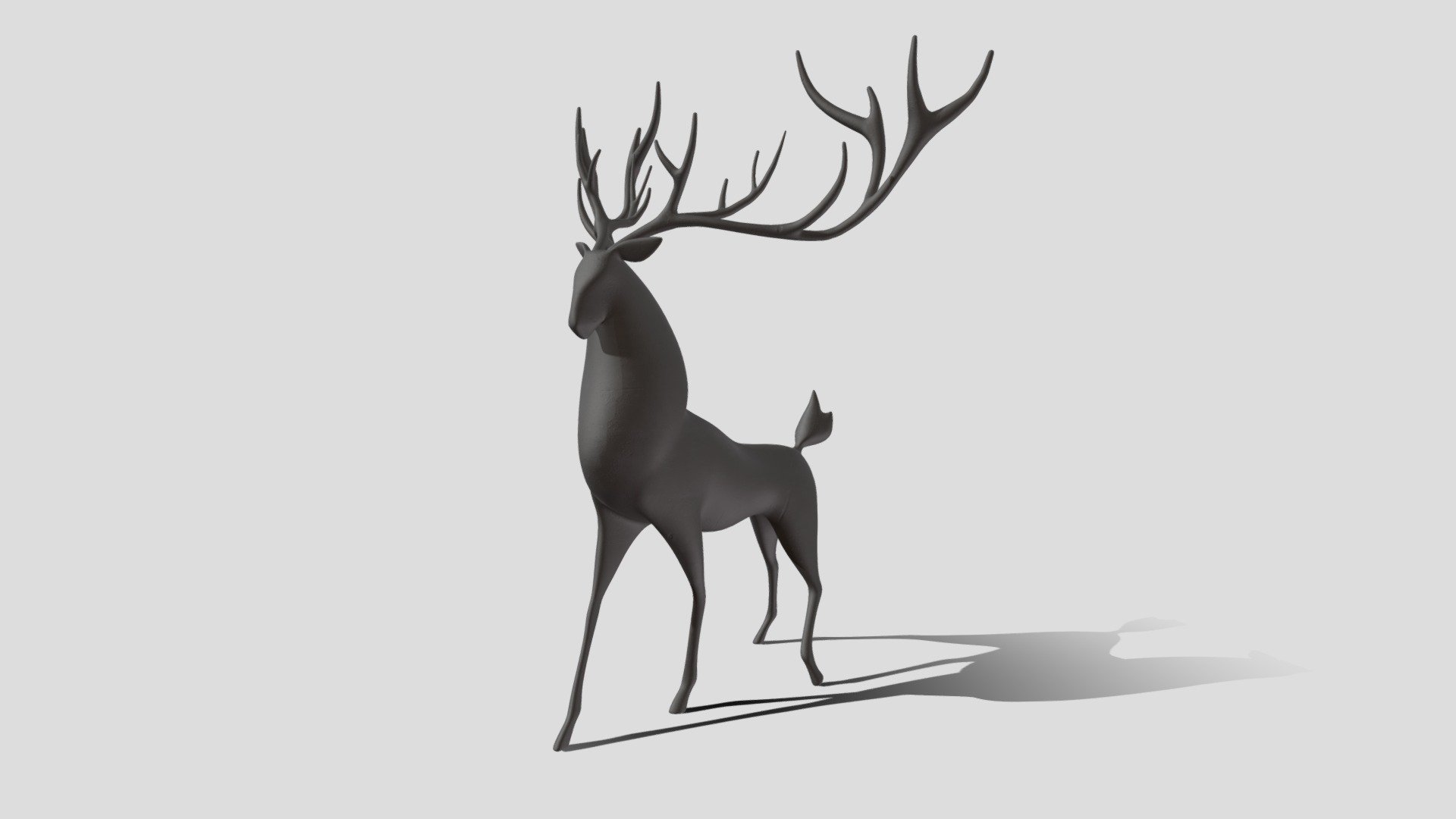 Deer Sculpture - Download Free 3D Model By Miaolailai [e97f99c] - Sketchfab