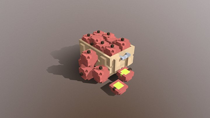 voxel apples 3D Model