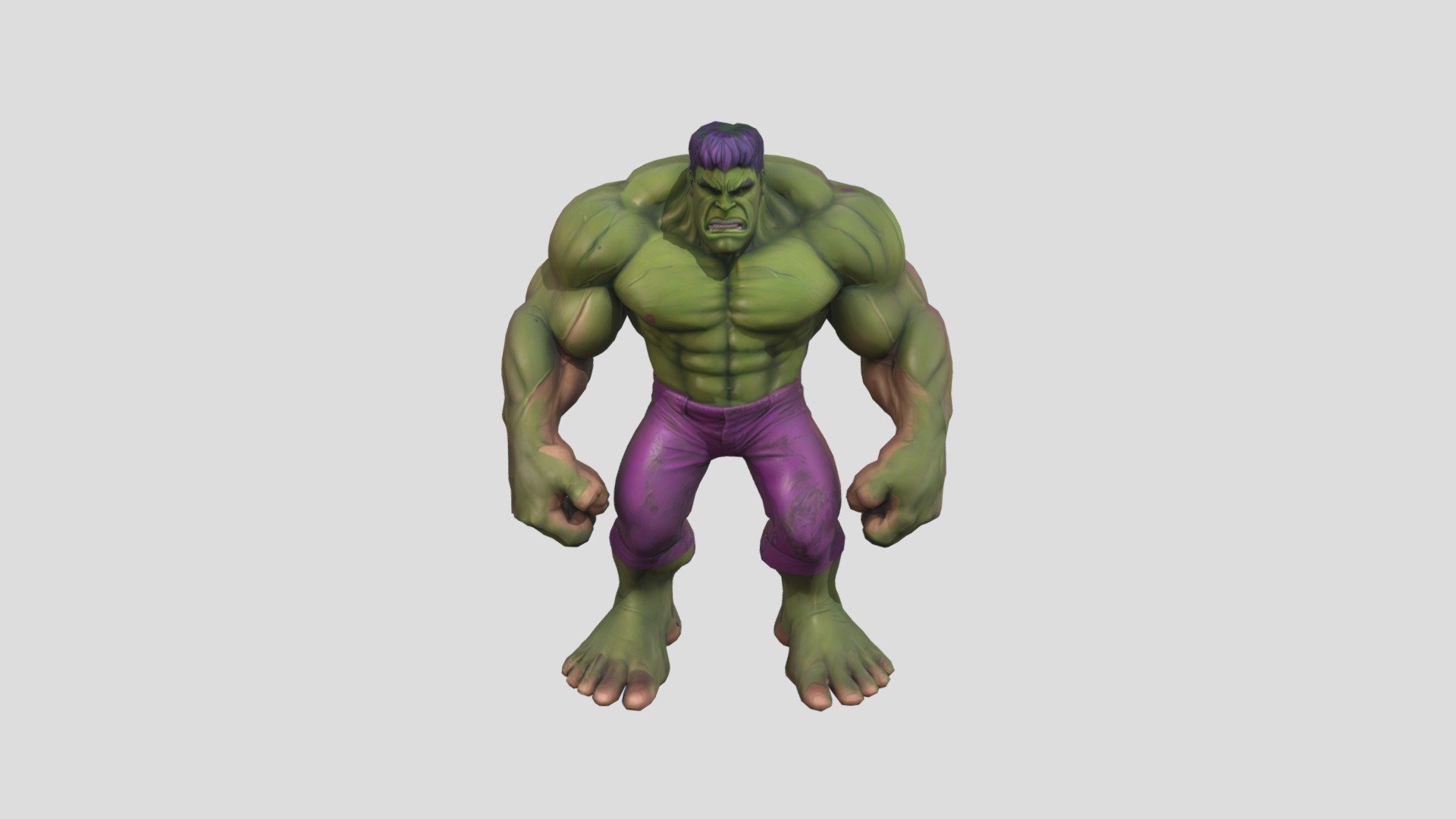 Hulk Figure - 3D model by scamble [e980656] - Sketchfab