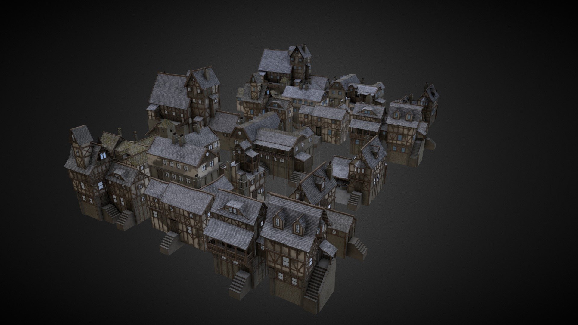 Medieval Houses Package