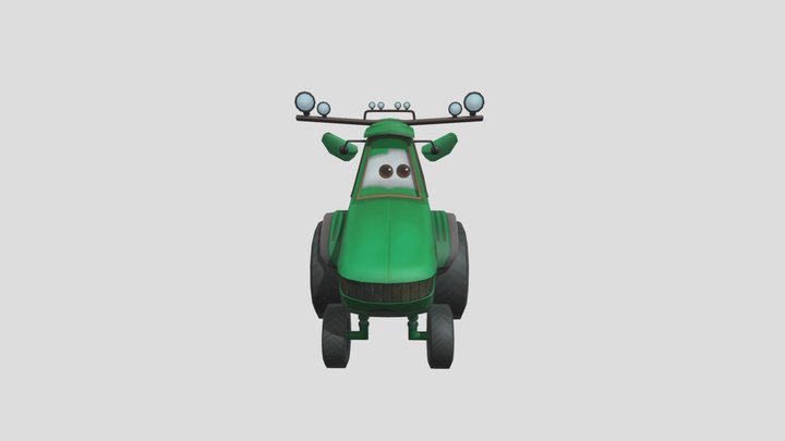 Deer Tractors 3D Model