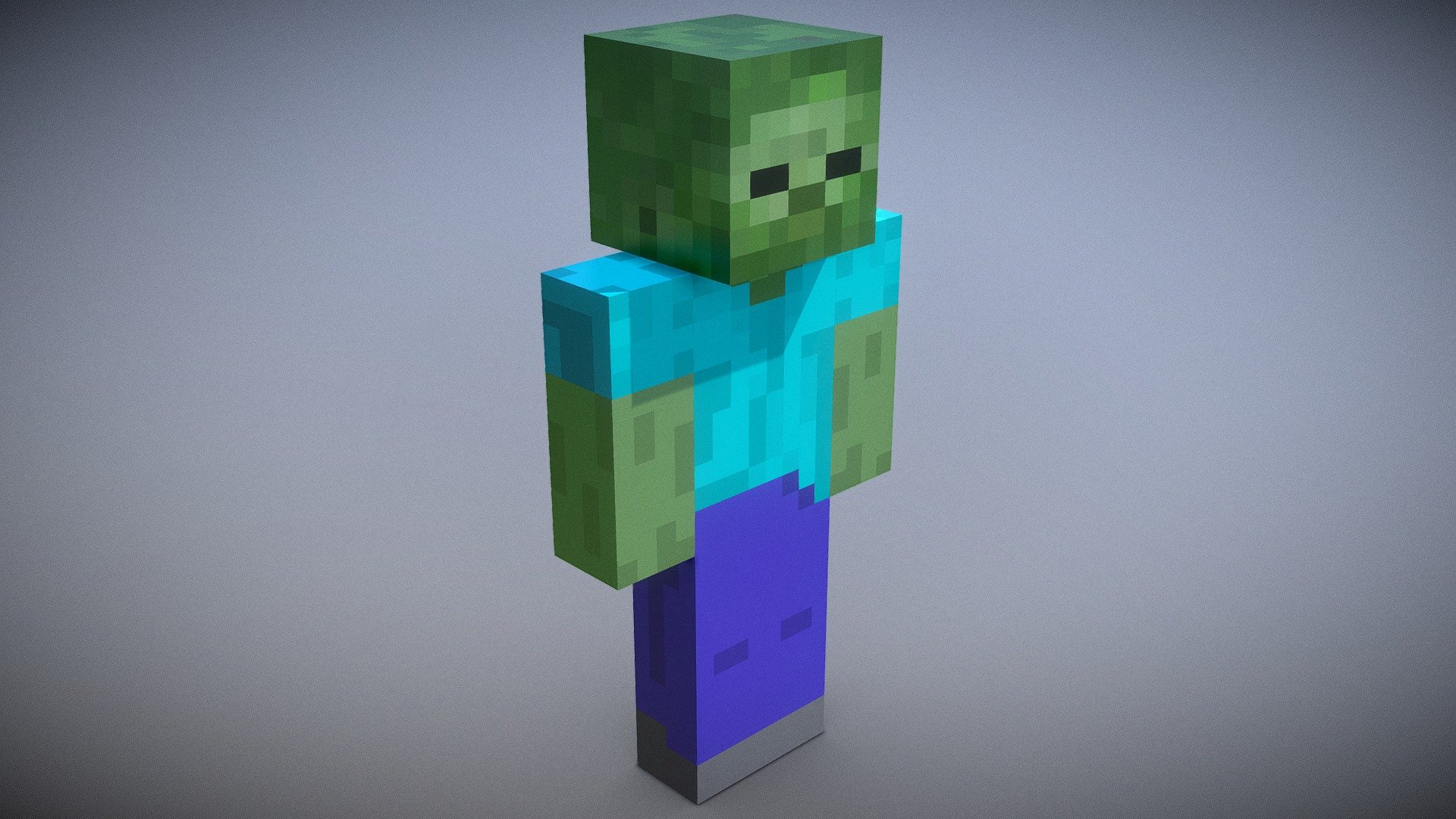 Minecraft - Zombie - Download Free 3D model by Vincent Yanez (@vinceyanez) ...