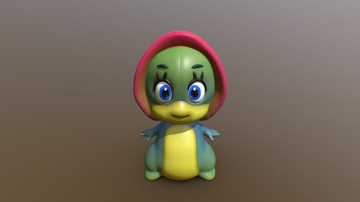 Katy la Oruga 3D Model