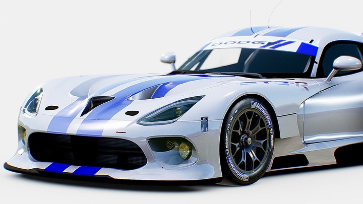 Dodge SRT Viper GTS-R | www.vecarz.com – Modèle 3D gratuit STL