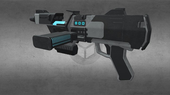 DC-17M - Interchangeable Weapon System 3D Model