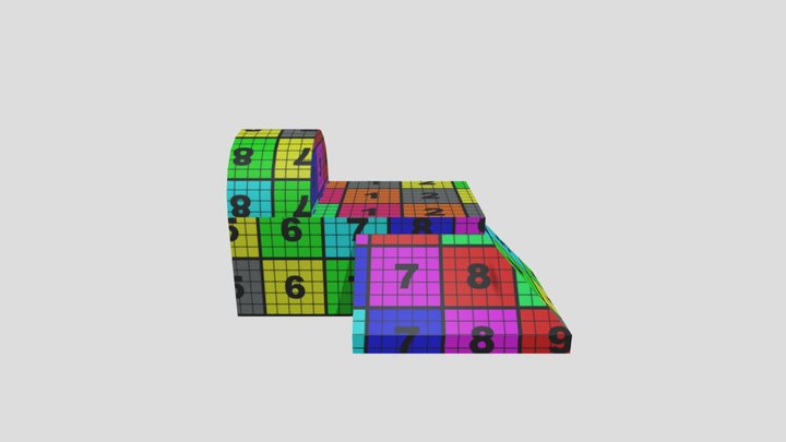 UV Building Tex 3D Model