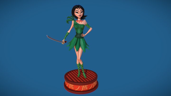 Ashi 3d printable model 3D Model