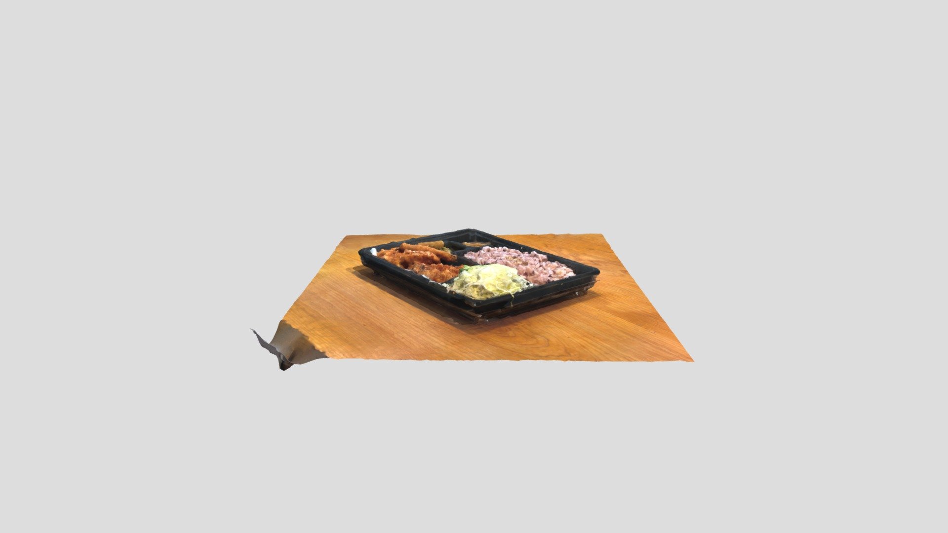 浜勝ロースとチキンカツ弁当 — Sketchfab embed 3D viewer