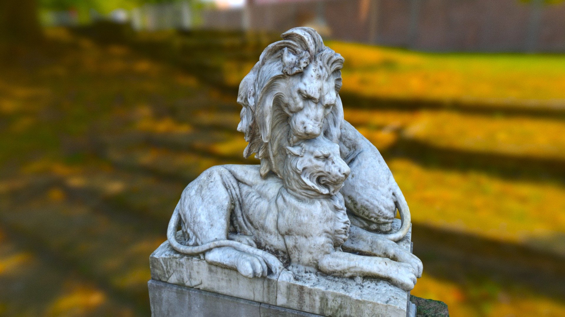 Lion with the Lioness — Sketchfab embed 3D viewer