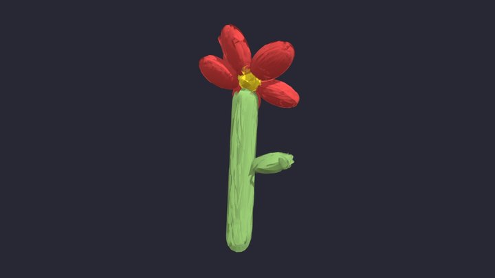 flower baby 3D Model