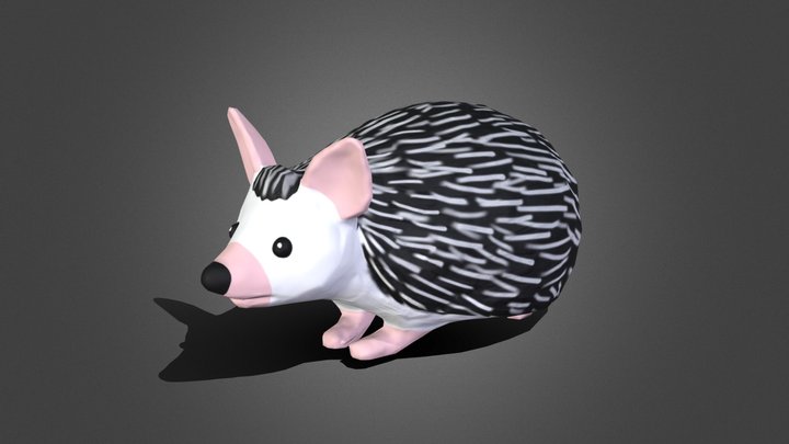Hedgehog Figurine 3D Model