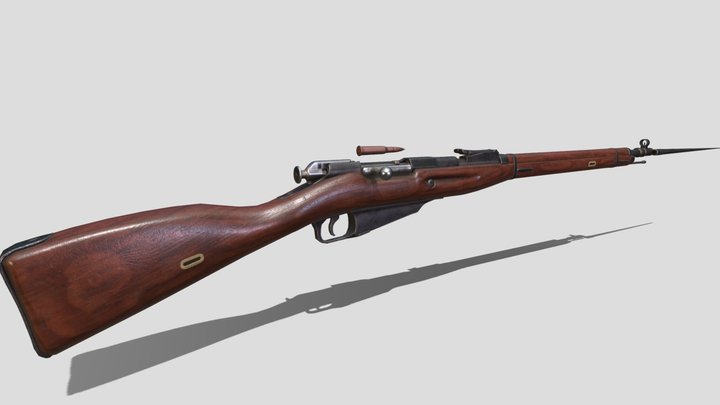 Mosin Nagant 91/30 3D Model