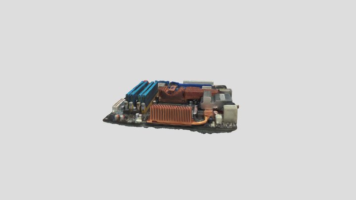ASUS P5E Motherboard v1 3D Model