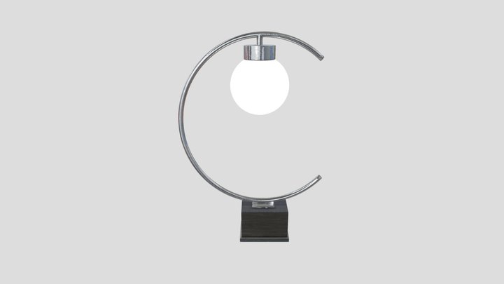 Tablelamp C Inox 3D Model