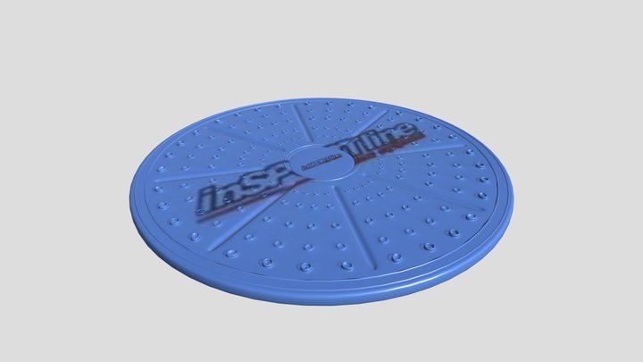 Balance Disc Blue 3D Model