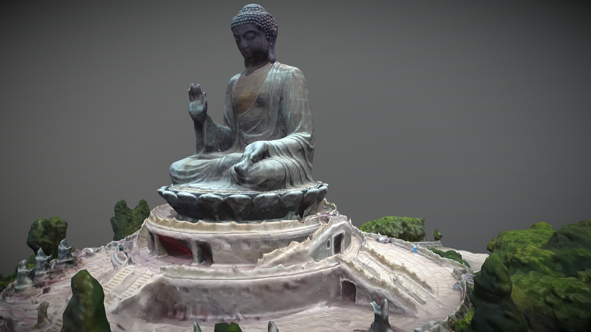 Tian Tan Buddha - Download Free 3D model by 3Dystopia (@Dystopia) [e98a949]