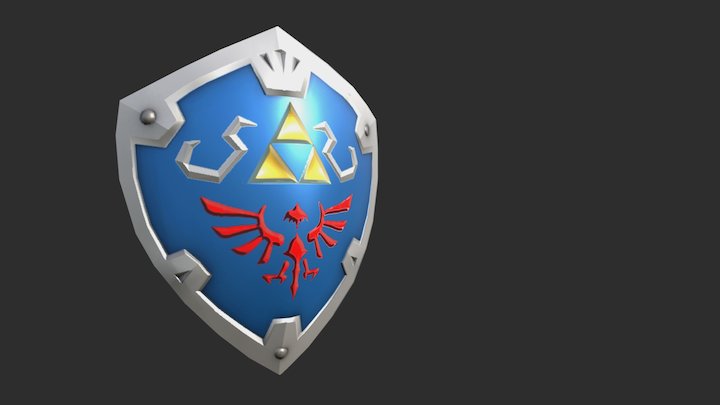 Zelda_Shield 3D Model