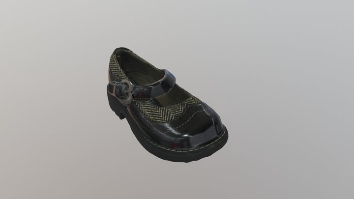 PB129 Shoe Low 3D Model