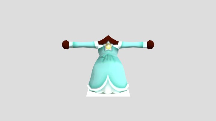 3DS - Miitopia - Rosalina 3D Model