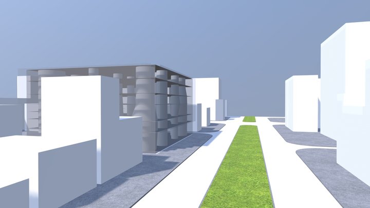 Sendai Mediateque – Basic Volumes 3D Model