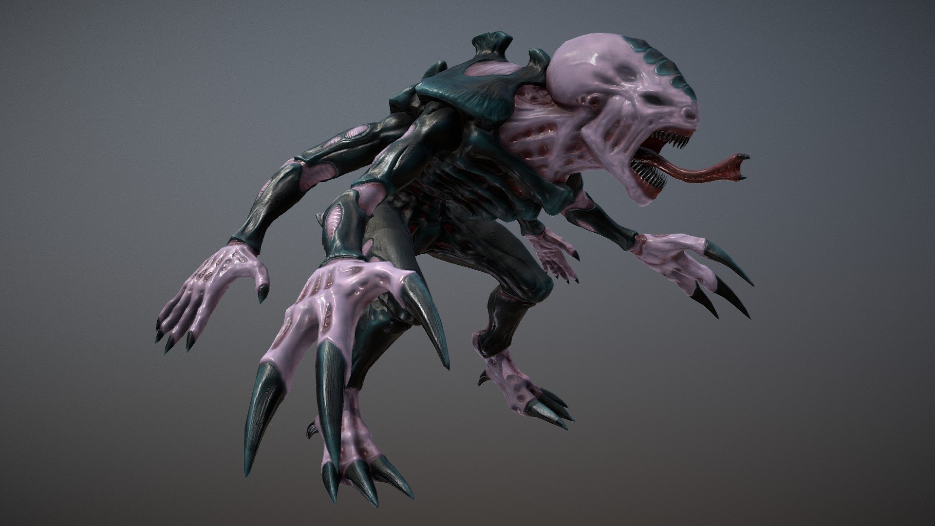 Genestealer low poly