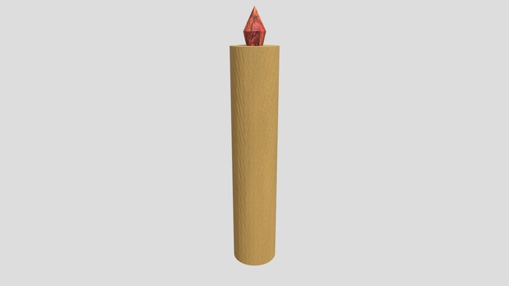 Candle 3D Model