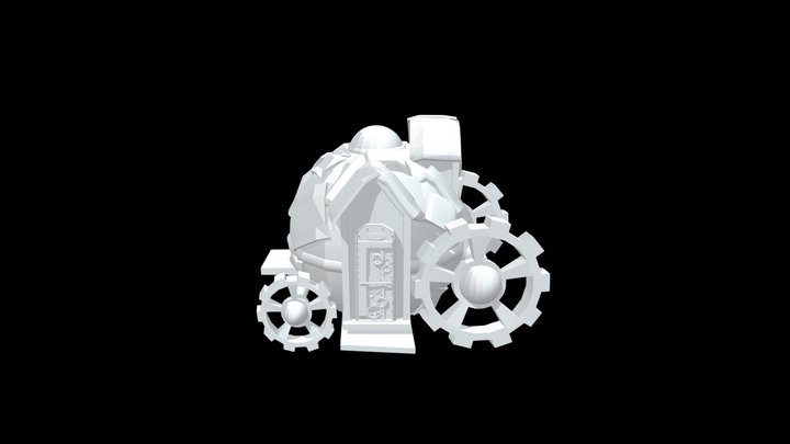 Steampunk Carriage 3D Model
