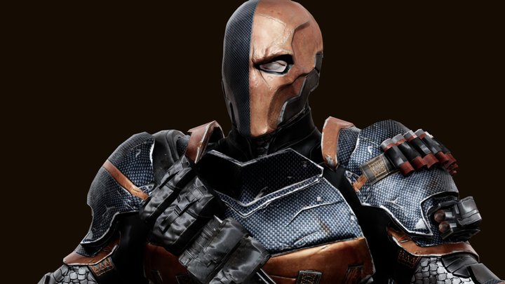 Deathstroke UE4 Rigg 3D Model