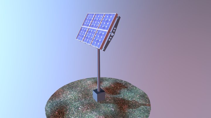 Solar Panel 3D Model