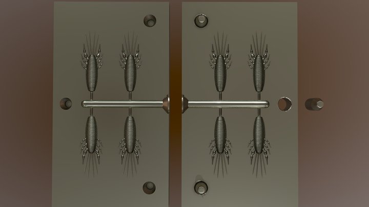 Matriz Isca Rugosa 3D Model