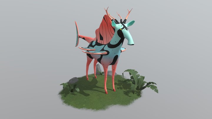 Idle Sharkdoe 3D Model