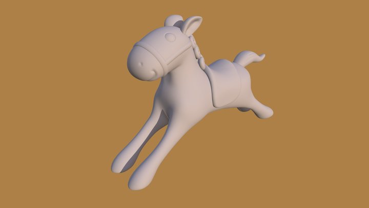 Toy Pony 3D Model