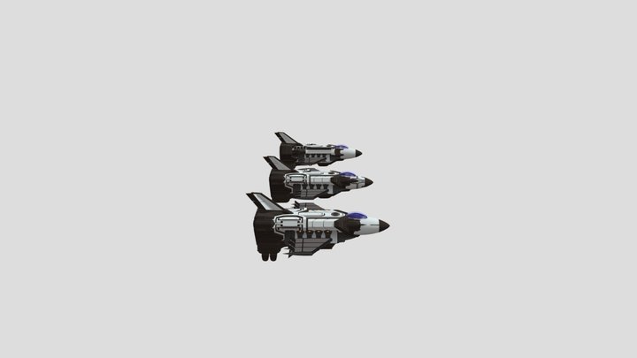 Prototype Fighter 3D Model
