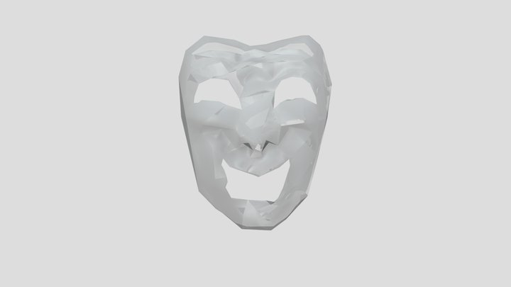 Tragedy And Comedy Mask 3D Model
