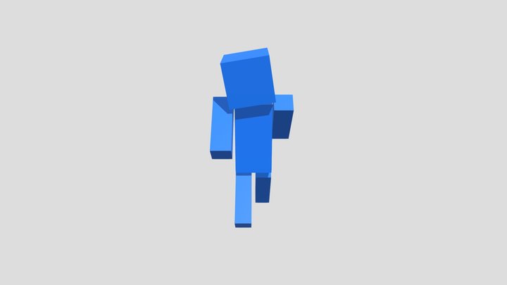 Steve Minecraft base character 3D Model