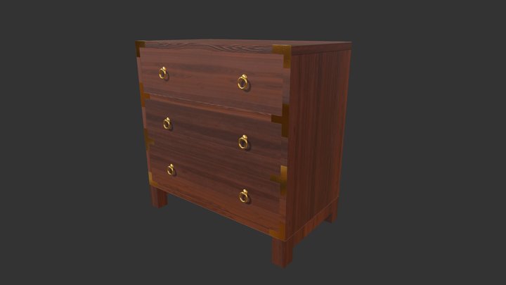 Bureau Study 3D Model