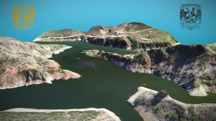 29) Presa de Zimapán, Hidalgo, FI, UNAM 3D Model