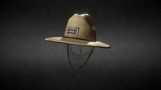 Lifeguard Hat 3D Model