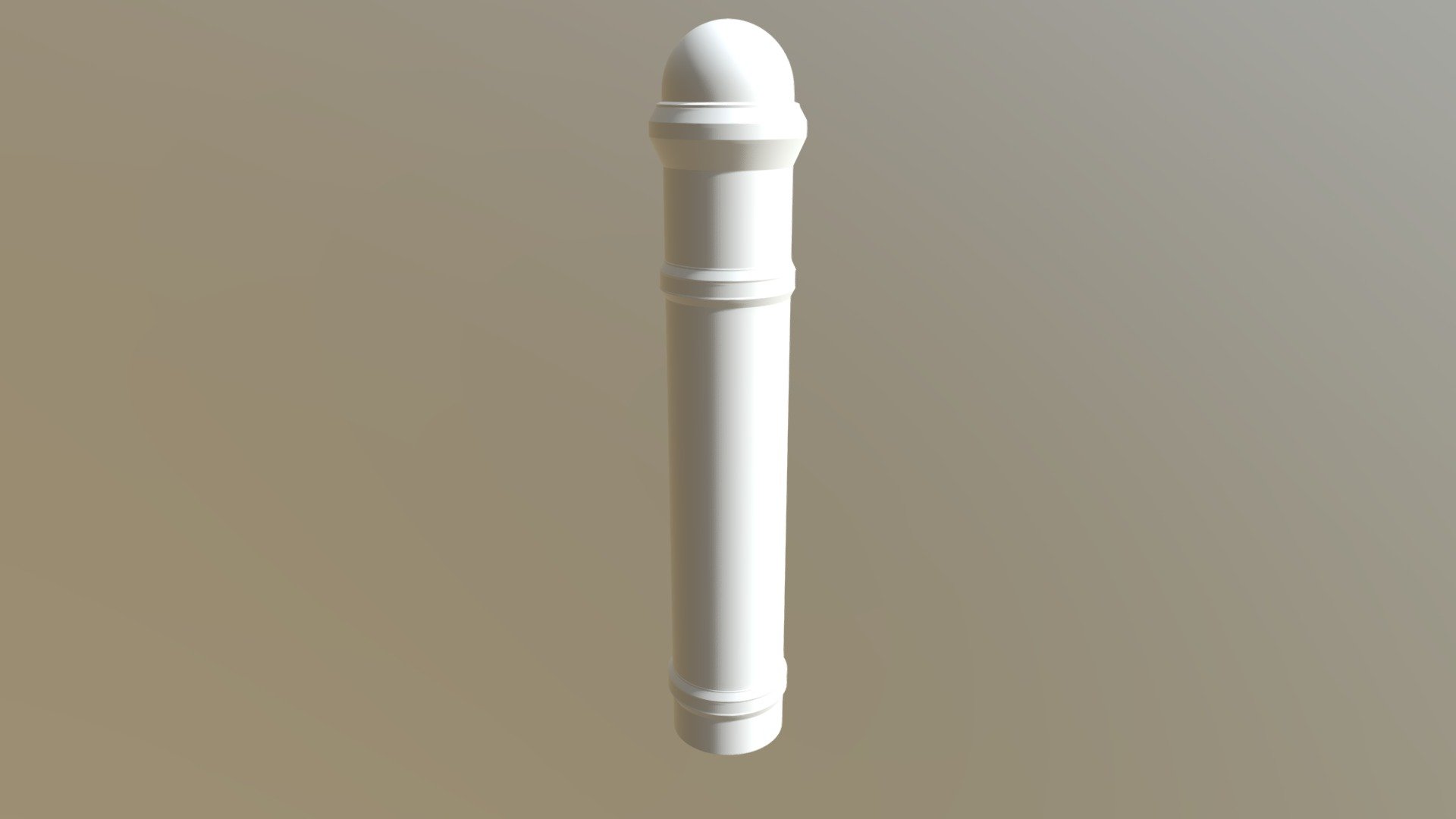 Bollard High Poly