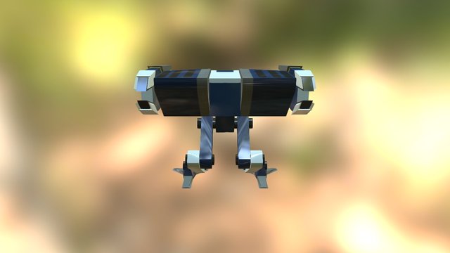 Mech Piranha 3D Model